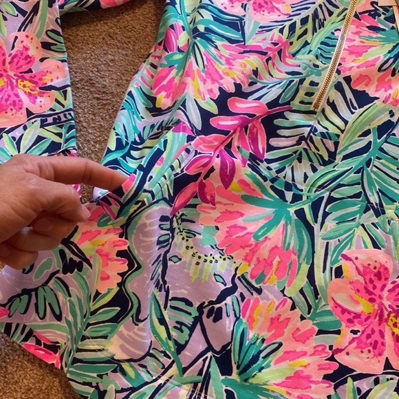 NWT Lily Pulitzer UPF 50+ Skipper Popover Quarter-Zip Top - Picture 5 of 7